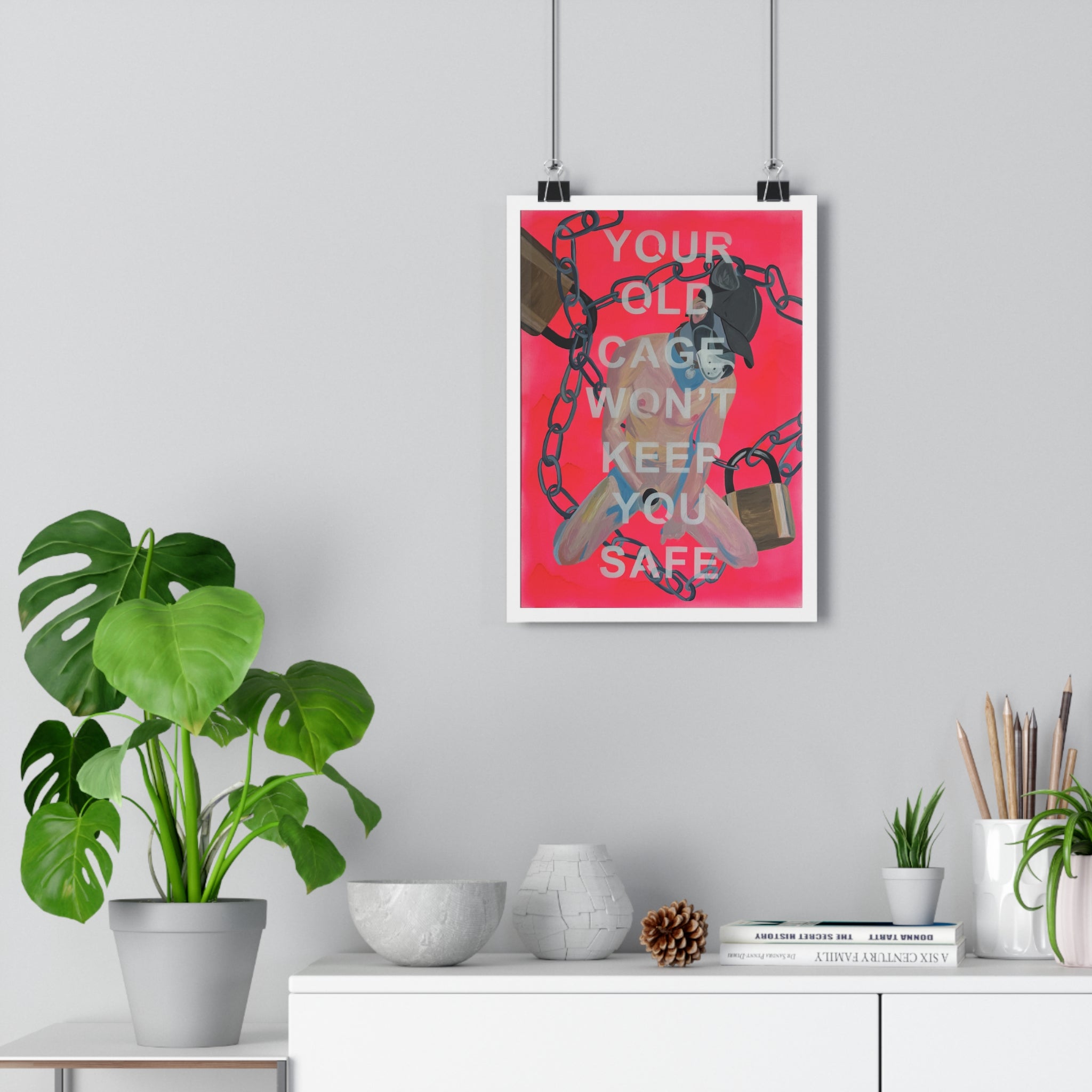 "YOUR OLD CAGE WON'T KEEP YOU SAFE" [2026] - Giclée Print