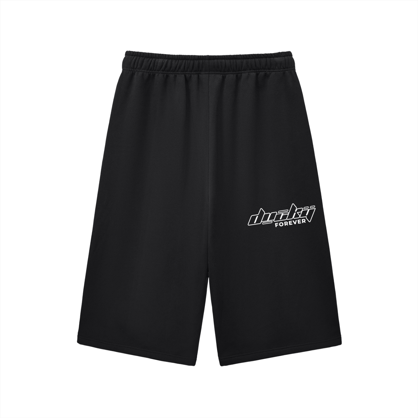 EDM Relaxed Drawstring Three-quarter Sweatpants