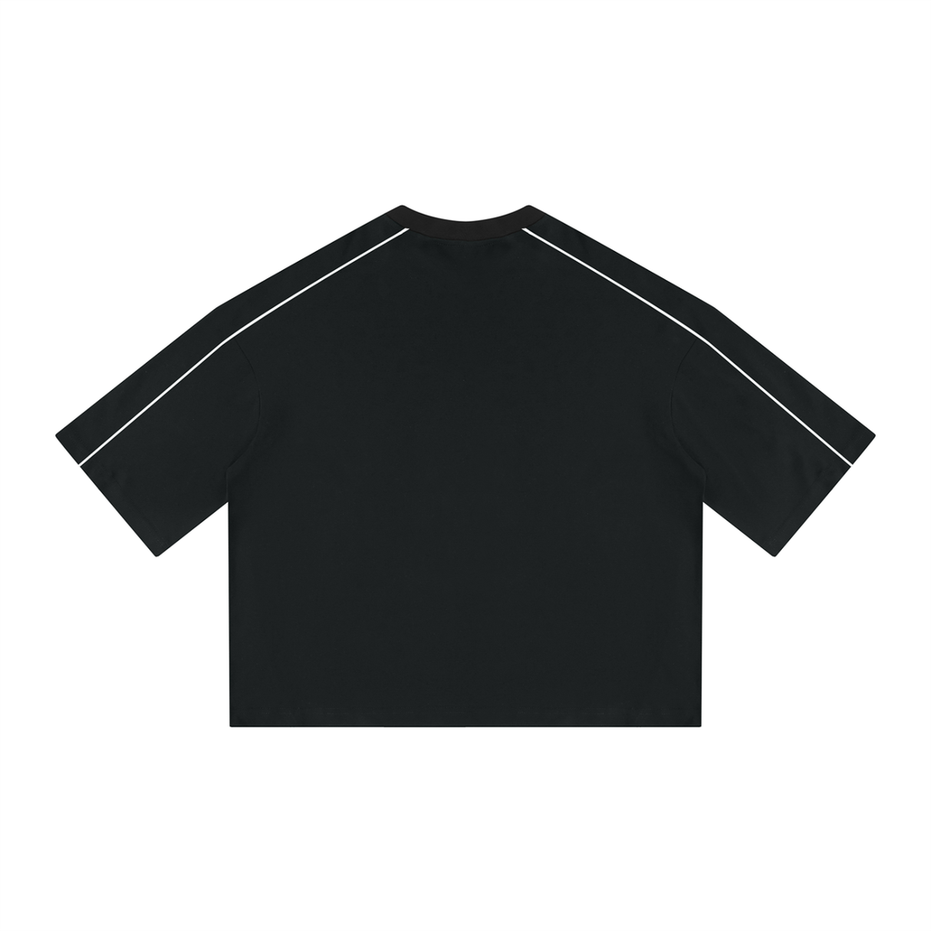 EDM Heavyweight Boxy Piping T-Shirt