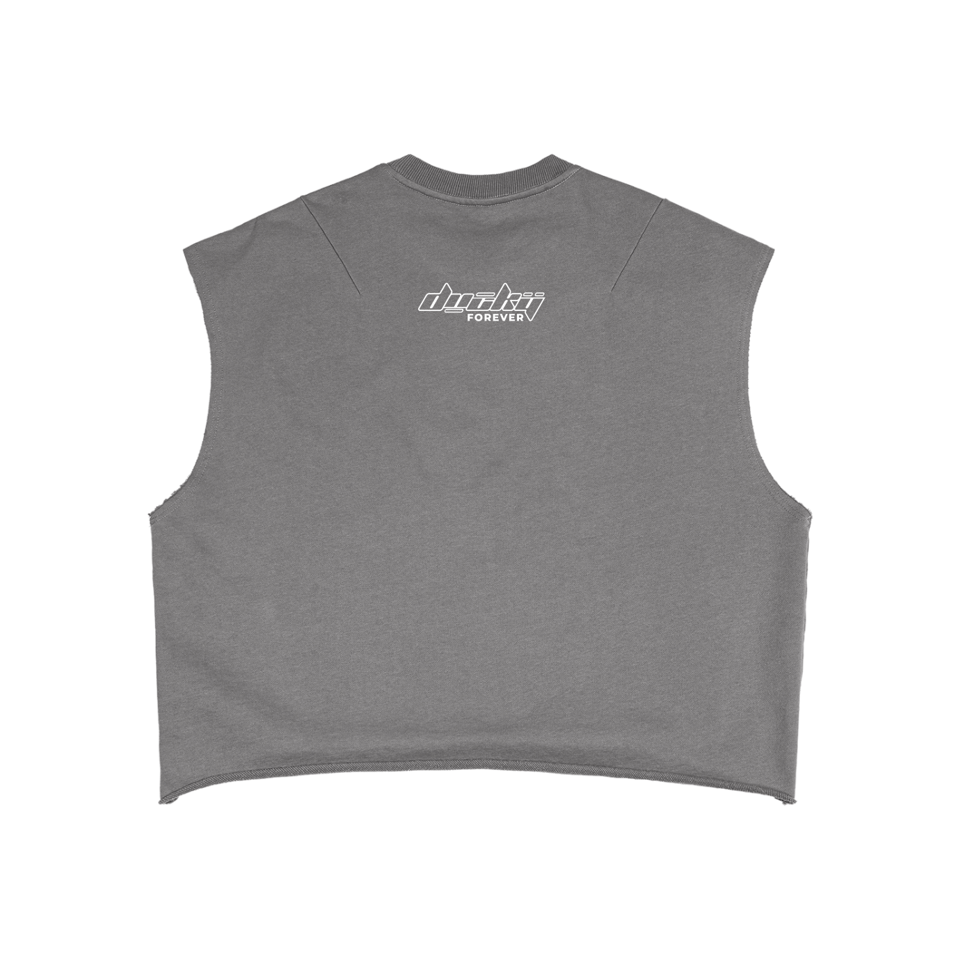 RUNNING AWAY ACTUALLY SOLVED A LOT OF MY PROBLEMS French Terry Boxy Tank Top